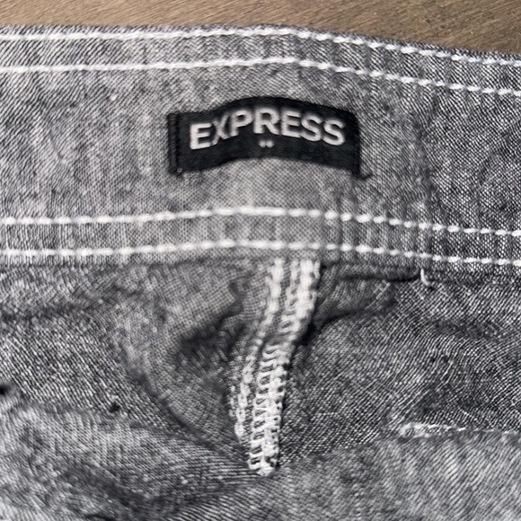 Express Y2K Sailor Style Shorty Shorts - Picture 3 of 7